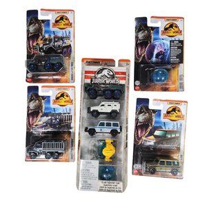 Jurassic World Dominion Matchbox Cars Vehicles NIP